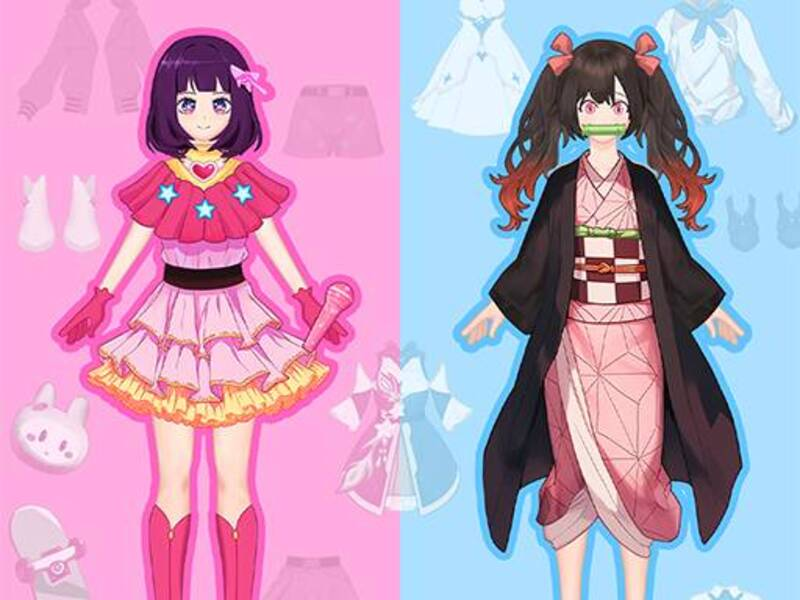 Mäng Anime nukk- DIY Cosplay Girl Internetis