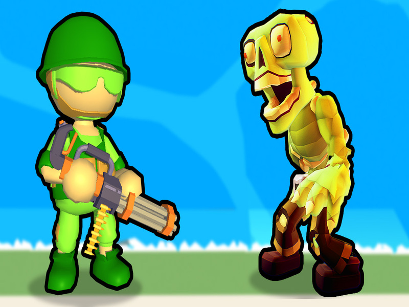 Mäng Stickman zombie hävitamine Internetis