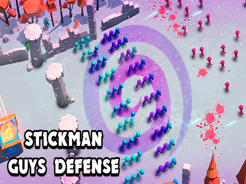 Mäng Stickman Guys kaitse Internetis