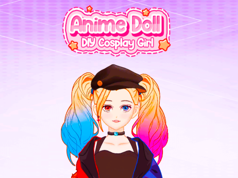 Mäng Anime-nukk diy cosplay tüdruk Internetis
