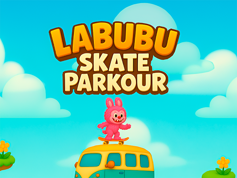 Mäng Labubu Skate Parkour Internetis