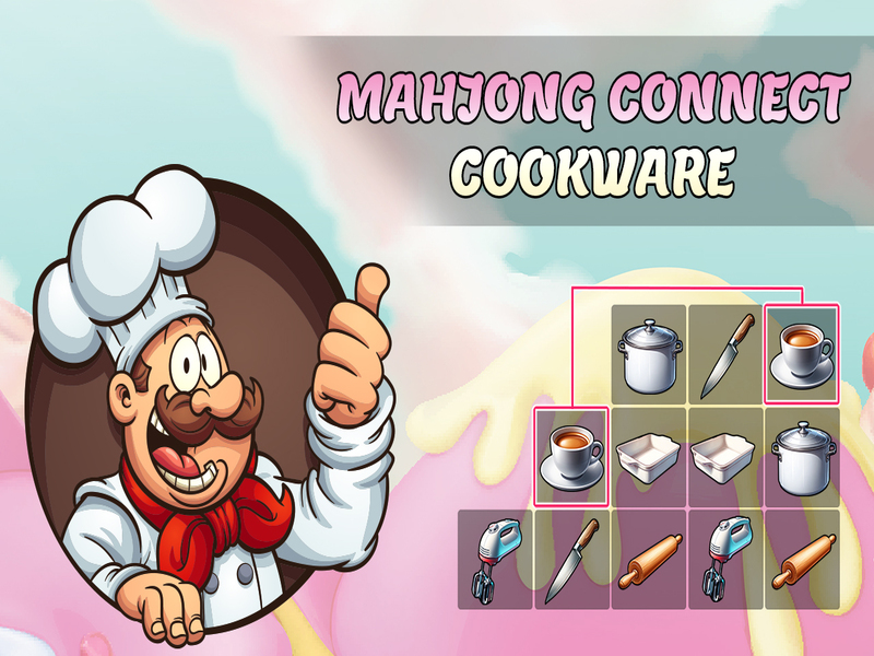 Mäng Mahjong Connect köögitarbeid Internetis