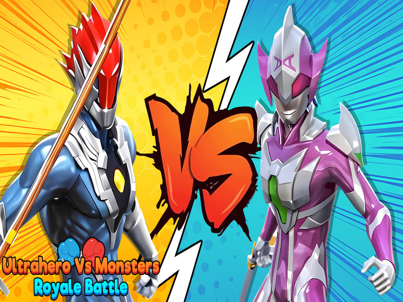 Mäng Ultrahero vs Monsters Royale'i lahing Internetis