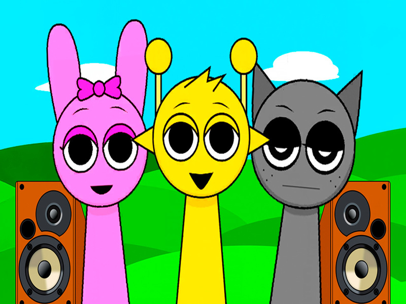 Mäng Sprunki Monster Music lööb Internetis