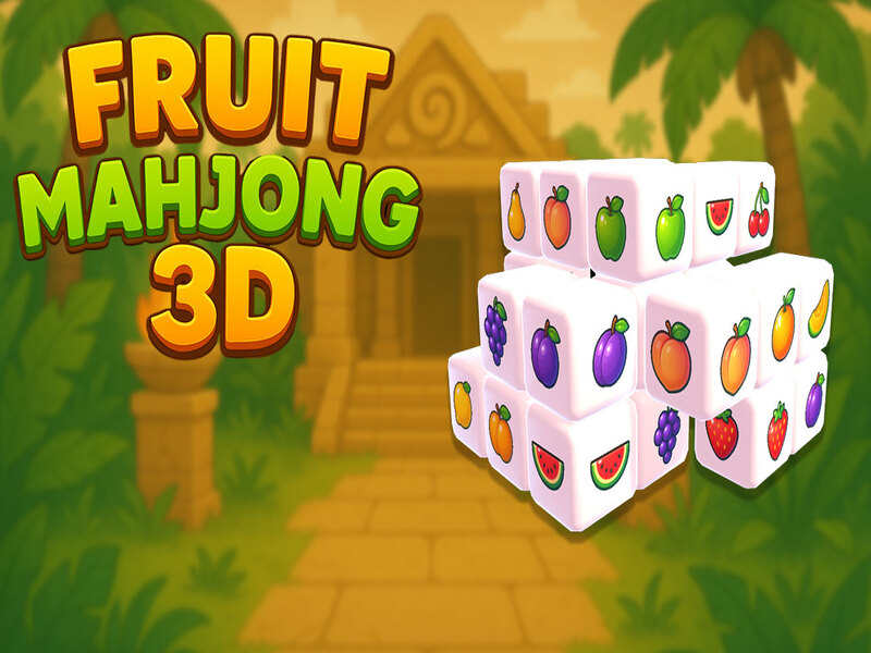 Mäng Puuvilja mahjong 3d Internetis
