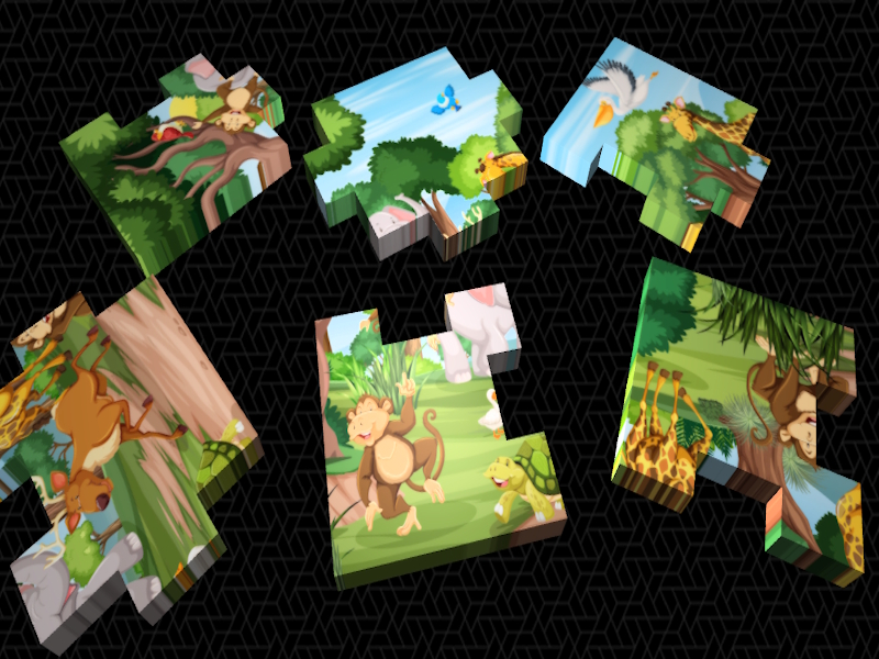 Mäng 3D mosaiikmõistatus Internetis
