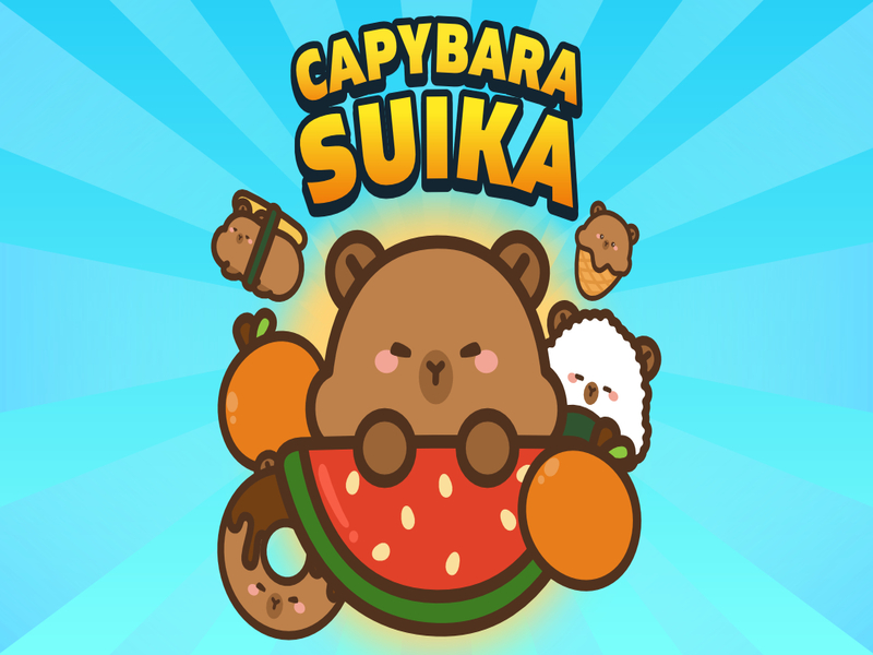 Mäng Capybara suika Internetis