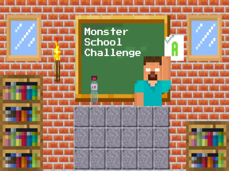 Mäng Monster School Challenge Internetis