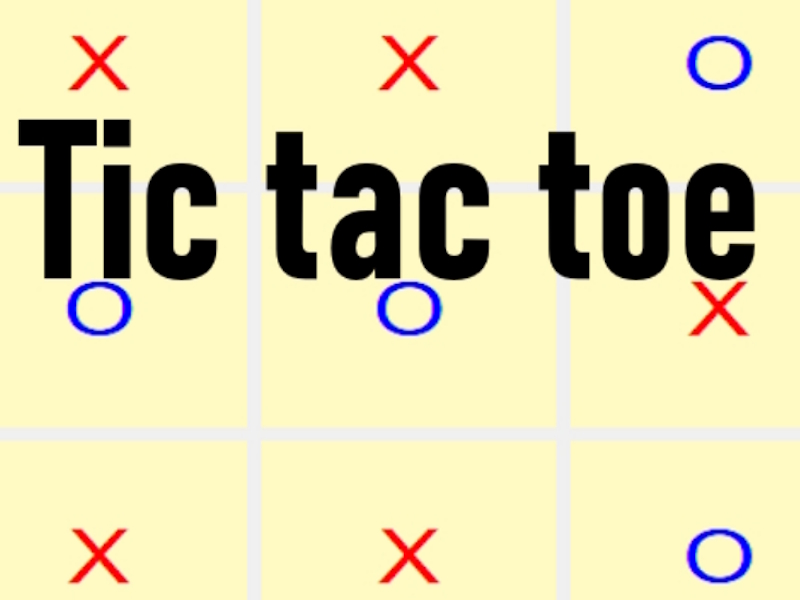 Mäng Tic-tac varba Internetis