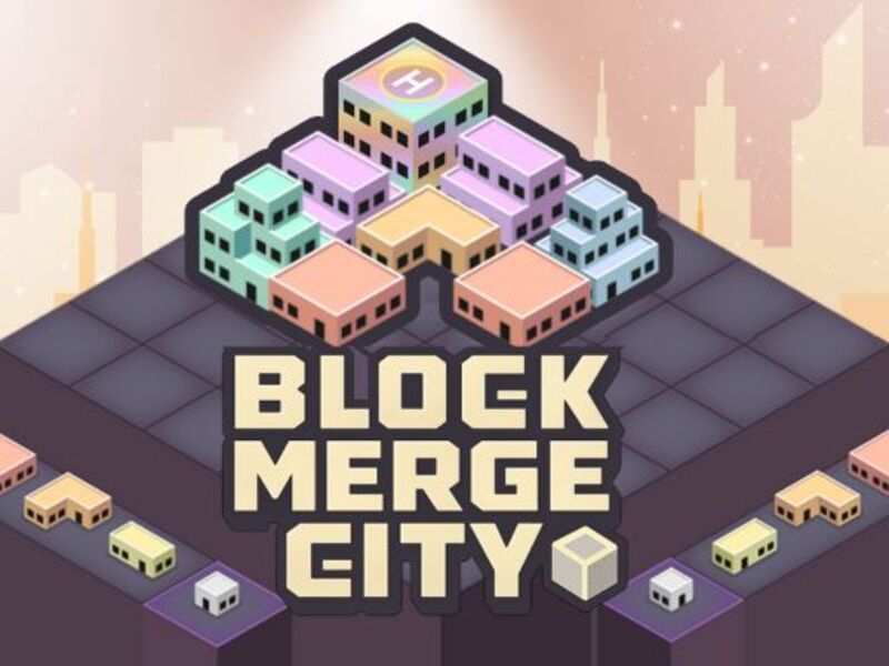 Mäng Block Merge City Internetis