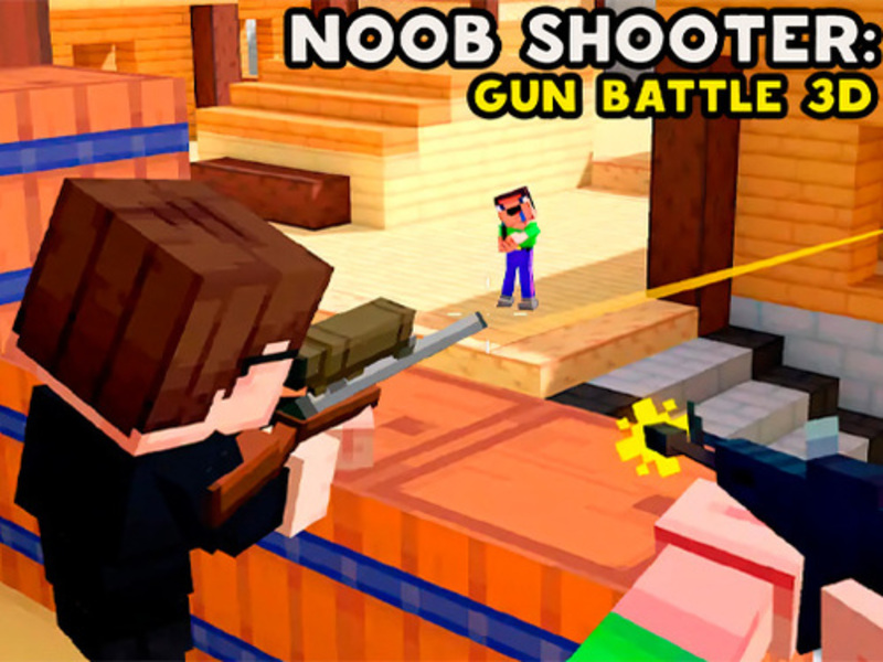 Mäng Noob Shooter: relvalahing 3D Internetis