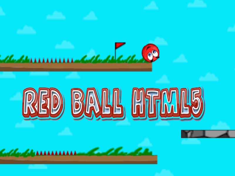 Mäng Punane pall html5 Internetis