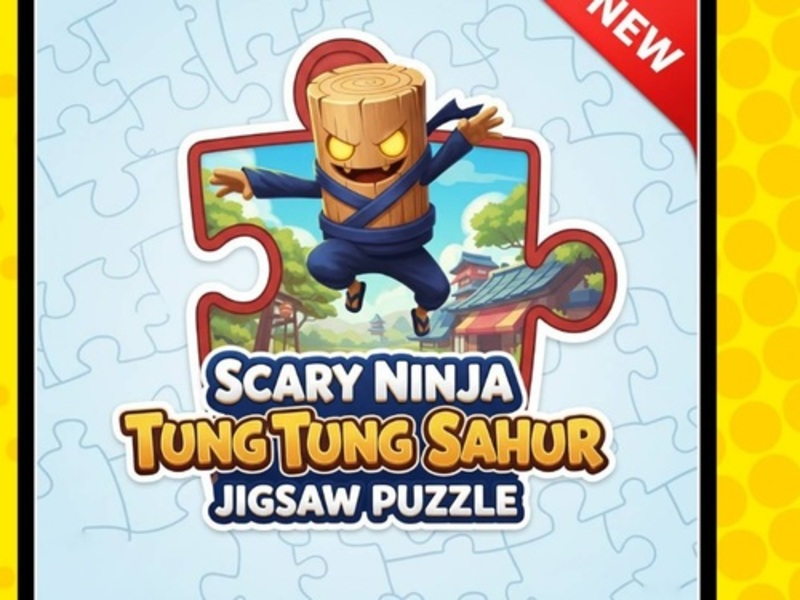 Mäng Hirmutav ninja tung tung sahur jigsaw mõistatus Internetis