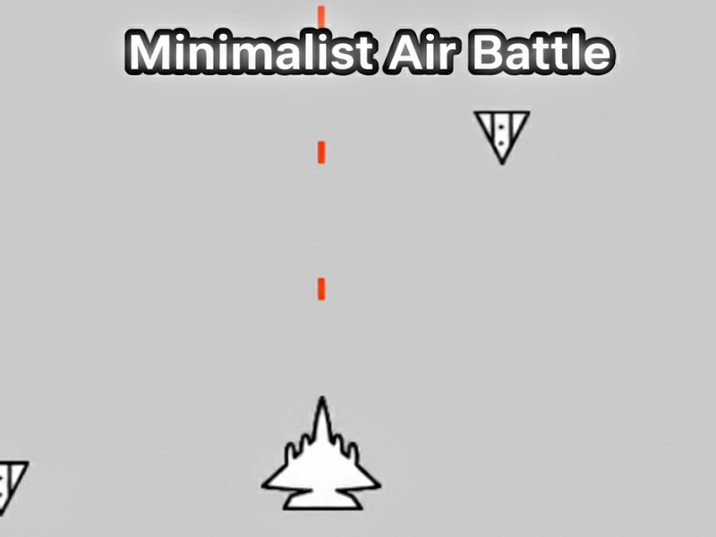 Mäng Minimalistlik õhulahing Internetis