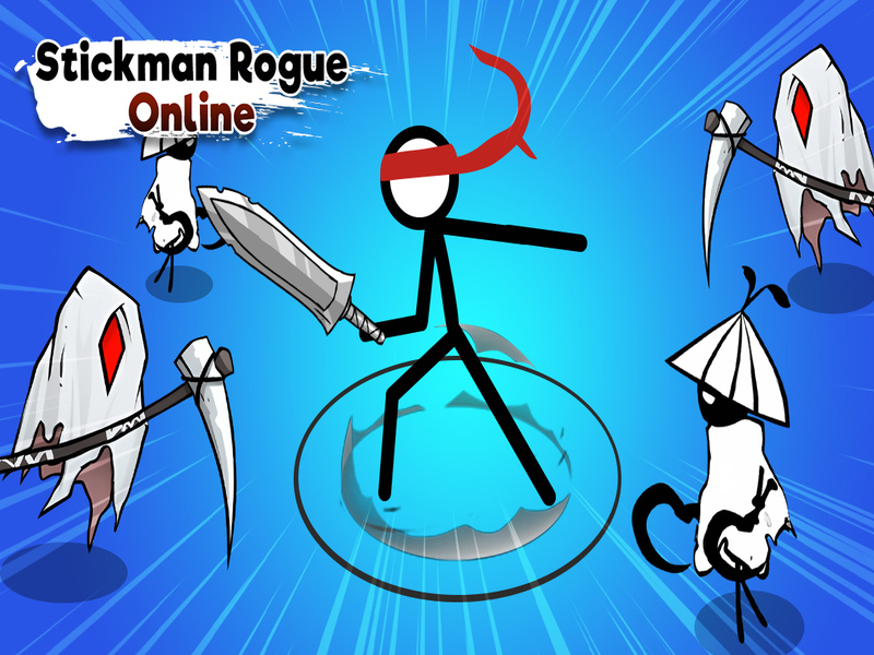 Mäng Stickman Rogue Online Internetis